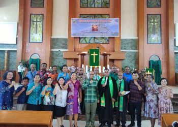 Yusuf Rombe Ibadah Bersama Jemaat GKI Diaspora SP 2 Timika