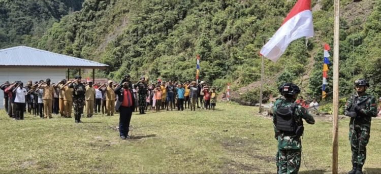 Libatkan Masyarakat Dalam Momen Sakral, Distrik Tembagapura Gelar Upacara 17 Agustus di Dua Tempat